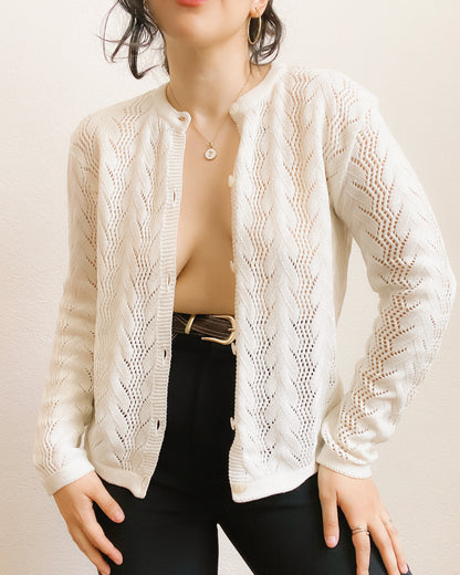 Cardigan tejido