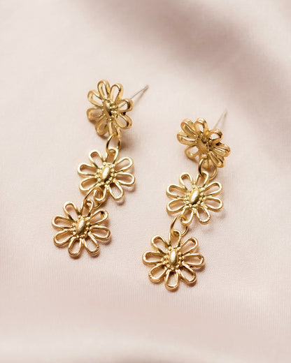 Aretes de flores