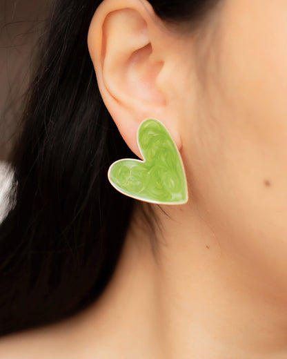 Aretes de corazón