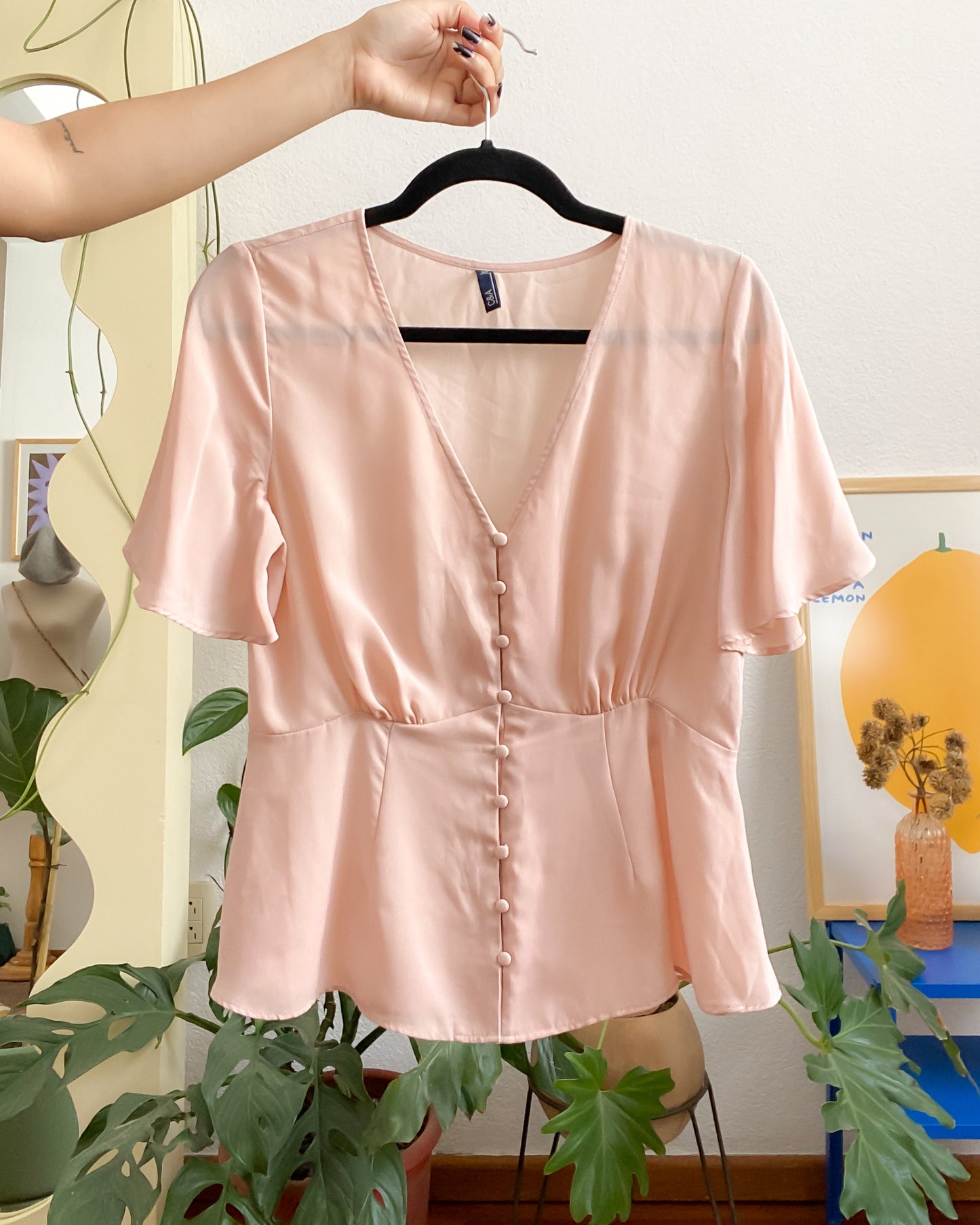 Blusa rosa