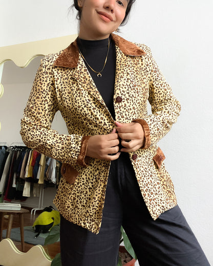 Blazer animal print