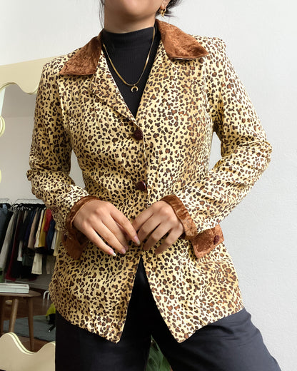 Blazer animal print