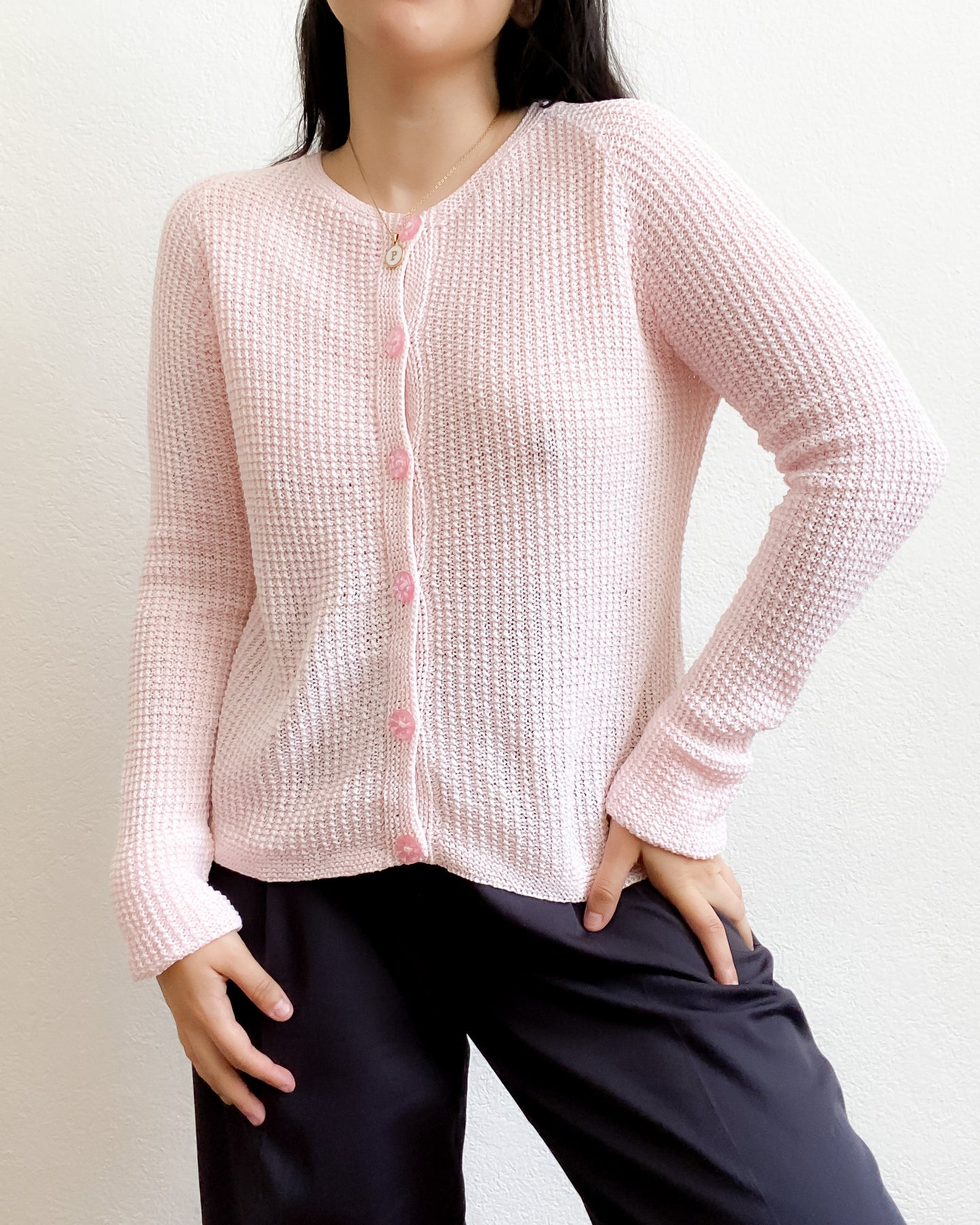 Cardigan rosa