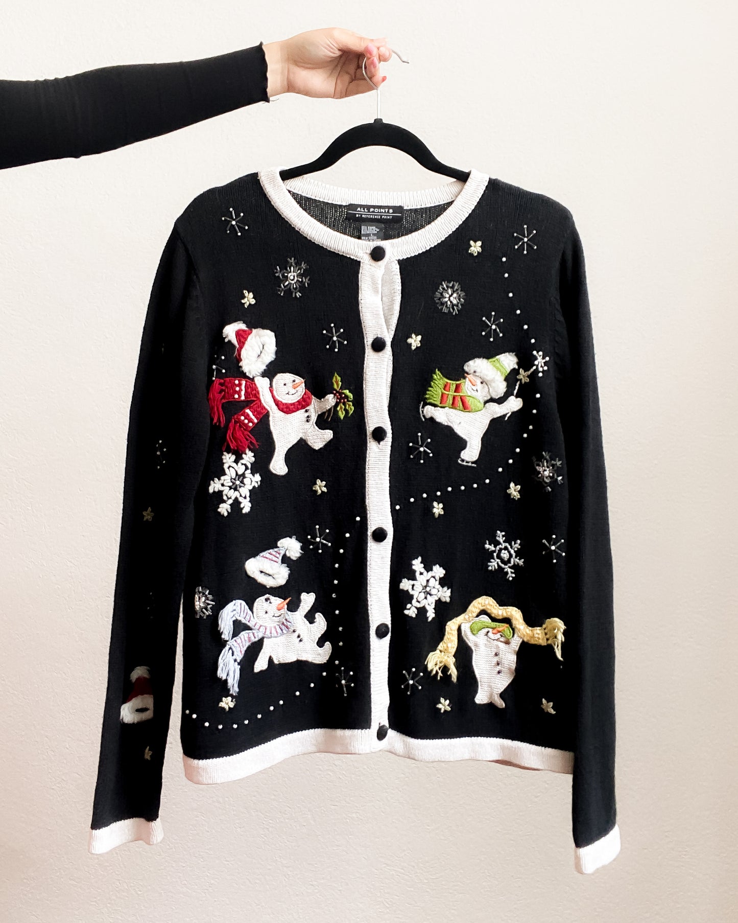 Cardigan navideño