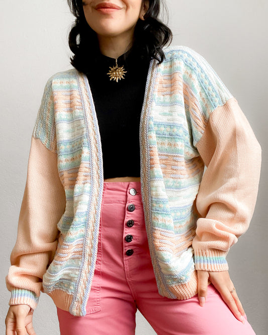 Cardigan tejido