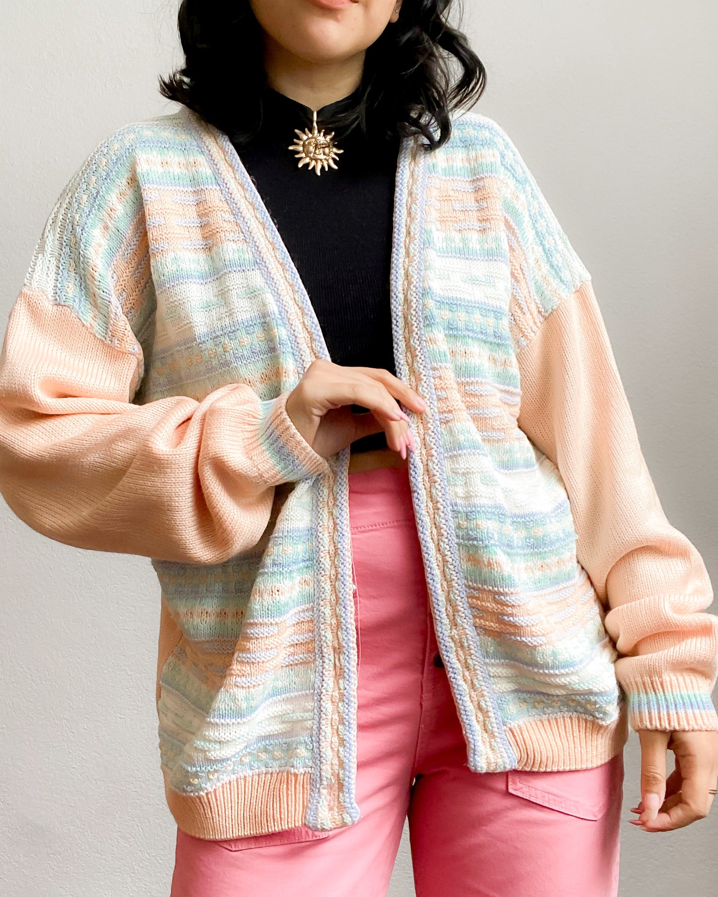 Cardigan tejido