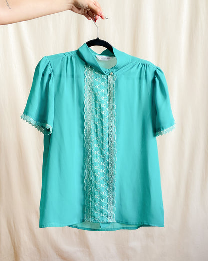 Blusa con encaje