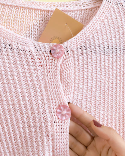 Cardigan rosa