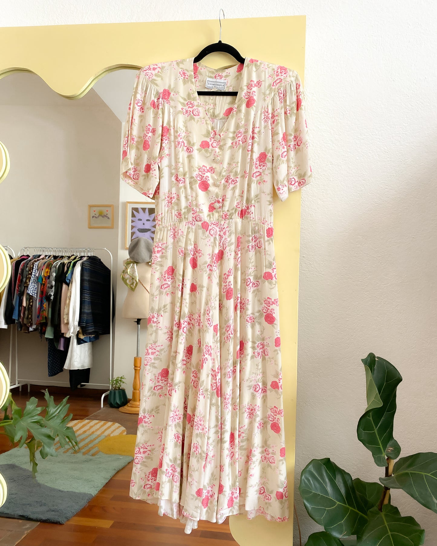 Maxidress floreado