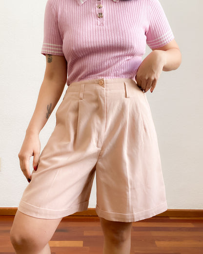 Mom shorts rosa