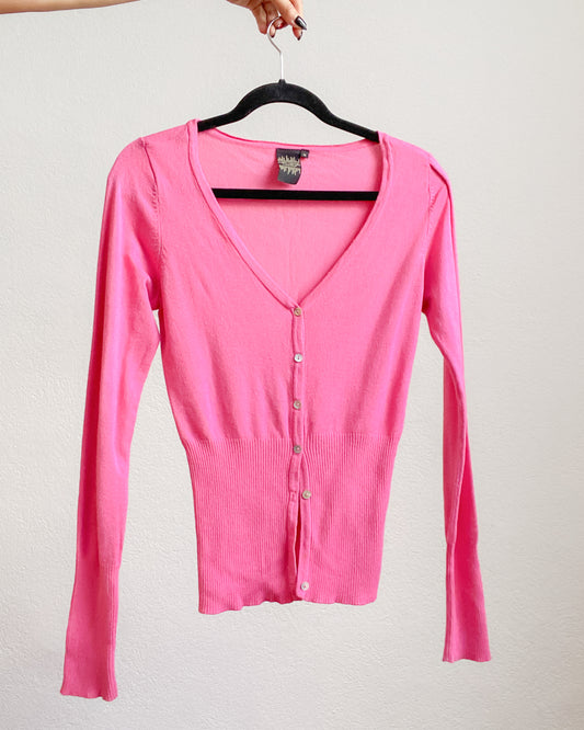 Cardigan rosa