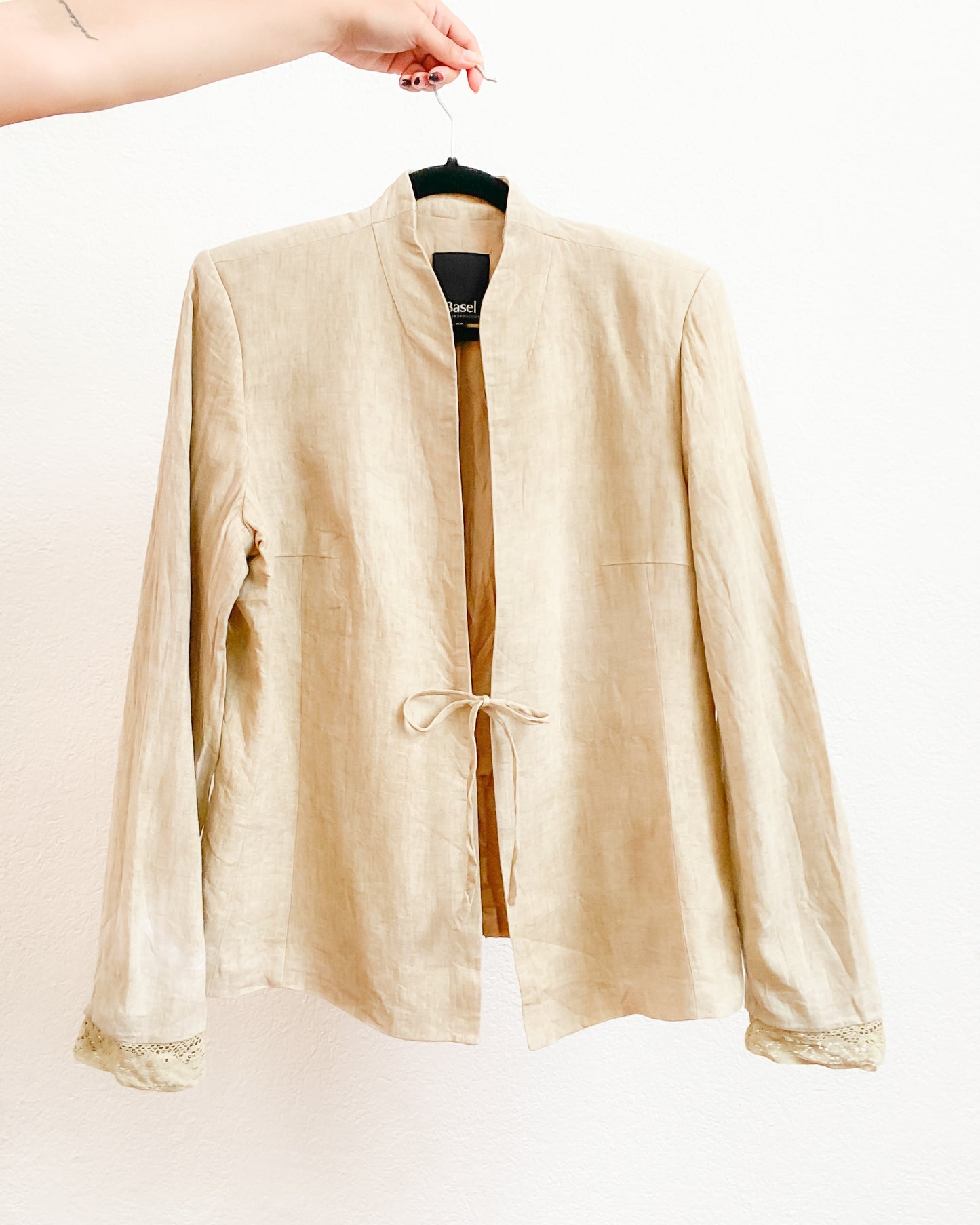 Blazer de lino italiano