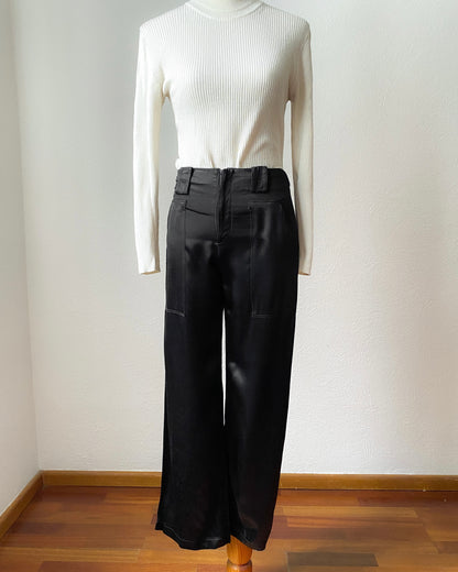 Trousers satinados