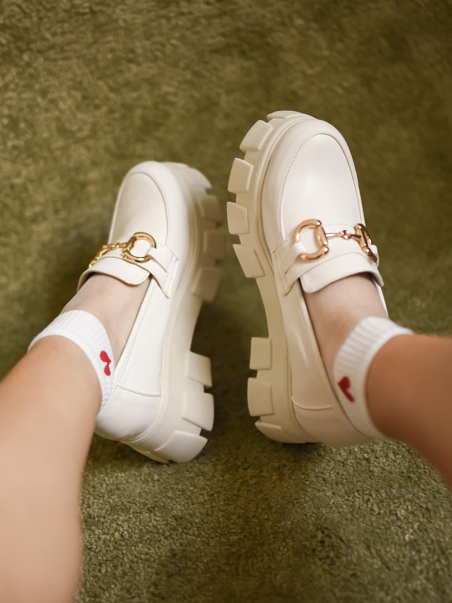 Chunky loafers: Sakura